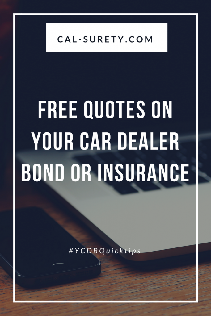 Retail Car Dealer Bonds!